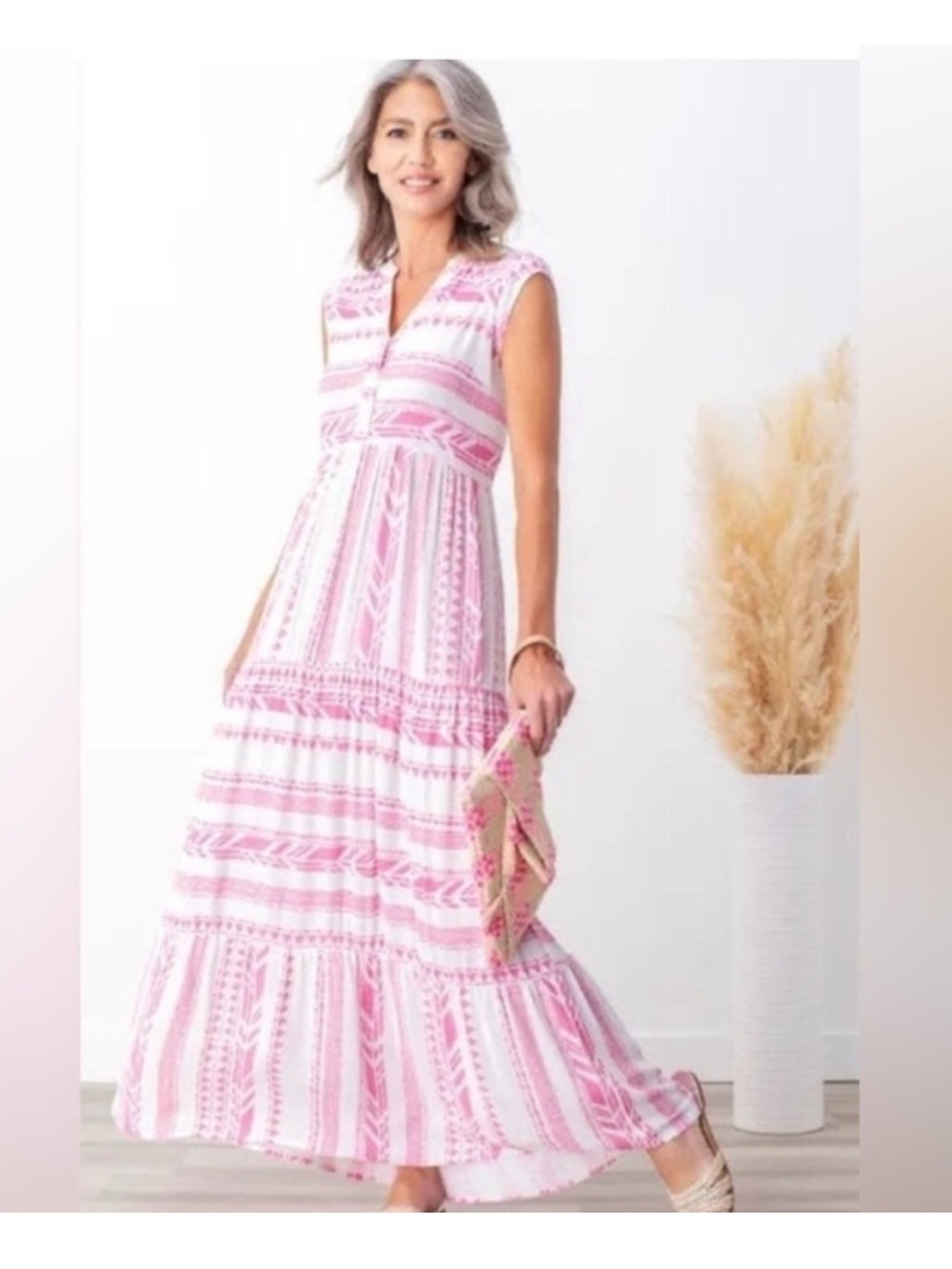 Tribal Femme Sleeveless Maxi dress